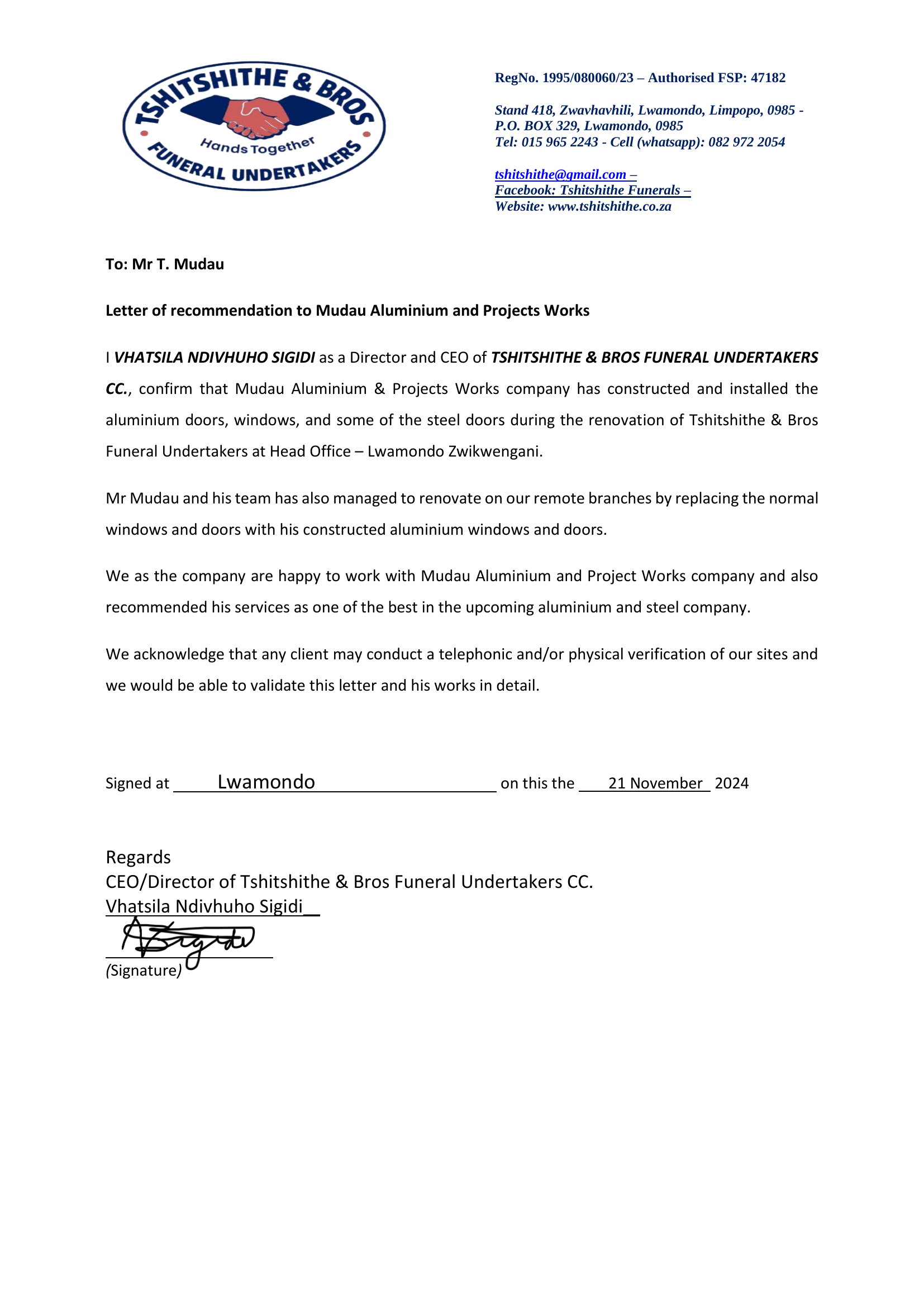 Tshitshithe_Mudau_Letter